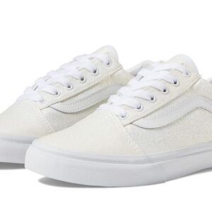 Vans Old Skool Glitter White Sneakers Sz 11